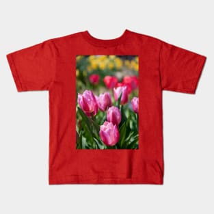 Tulips in my garden Kids T-Shirt